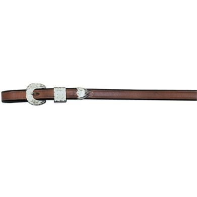 Billy Royal Supreme Harness Leather Silver Show Reins