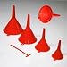 4 Pc Plastic Funnel Set