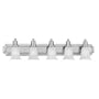Thomas Lighting SL7525-78 Mt. Britton - Five Light Bath Fixture, Brushed Nickel Finish with Etched Glass