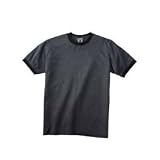 Authentic Pigment Direct-Dyed Heather Ringer T-shirt 1937 at Authentic Pigment