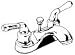 Exquisite Bath Faucet, Brushed Nickel Image