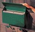Traditional Horizontal Mailbox with Locking Slot (Beige)
