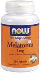 Melatonin by NOW Foods - Mental Fitness (1mg - 250 Tablets)