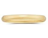 3 mm Milgrain Edge Comfort-Fit Men's Wedding Band in 14k Yellow Gold