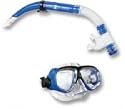 Bodyglove Retro II Mask & Snorkel set in blue