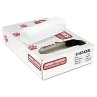 JAGUAR PLASTICS Liners, 15gal, 6 Microns, 24 x 33, Natural, 20 Rolls of 50 Bags, 1,000/Case (Case of 2) 21XBx2vcXLL JAGUAR PLASTICS Liners, 15gal, 6 Microns, 24 x 33, Natural, 20 Rolls of 50 Bags, 1,000/Case (Case of 2)