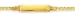 14k Yellow Figaruchi Link Childrens ID Bracelet - 6 Inch
