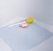 DMI® No-skid Cushioned Shower Mat Square - White- With Drain Holes