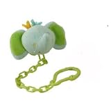 Tuc Tuc Elephant Pacifier Leash, Universal Pacifier Holder Clip. Circus Collection.