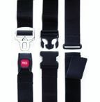 Wheelchair Restraint Belt Airline Closure Black