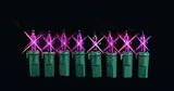 Review GKI  / 50 Christmas Lights, Purple with Green Cord