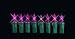 50 Christmas Lights, Purple with Green Cord