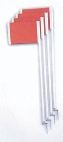 Childrens Toyshop  Sporting Goods : Ground Press-In Flags (set of 4)