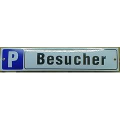 Emaille Schild Parkplatz Besucher Parkplatzschild