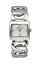 Michael Kors Braided Steel Bracelet Silver Dial Womens Watch #MK3023