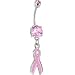 breast_cancer33breast cancer - Handcrafted 925 Sterling Silver BREAST CANCER RIBBON Belly