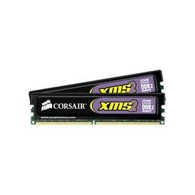 Corsair XMS2 Xtreme Performance TwinX Matched - Memory - 2 GB : 2 x 1 GB - DIMM 240-pin - DDR2 - 1066 MHz / PC2-8500 - CL5 - unbuffered - non-ECC