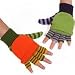 Kooky Purple/Orange/Green Pop Top Gloves by LittleMissMatched - Kid