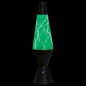 Lava Lamp Original Brand Lightning 2 Black Base Green Plasma with Speed Control by Lava Brand