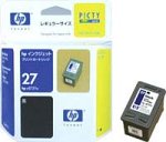 HP hp27 プリントカートリッジ 黒(レギュラーサイズ) [C8727AA#AR0]
