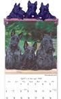 Scottish Terrier 2009 Calendar Holder Gift Set