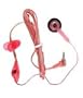 Technocel Hands Free Ear Bud - Pink, Universal