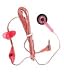 Technocel Hands Free Ear Bud - Pink, Universal