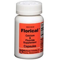 Florical Calcium & Fluoride supplements By Mericon Industries - 500 Capsules