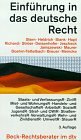 Einf&uuml;hrung in das deutsche Recht. - Hubert Blank, Andreas Heldrich, Klaus Stern