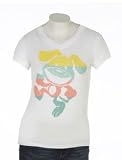 Glitter Stripe Dog V Neck Tee
