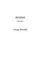 Poems, V1