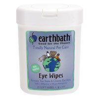 Earthbath All Natural Specialty Eye Wipes, 25 Wipes