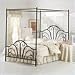 Hillsdale Dover Black Metal Canopy Bed