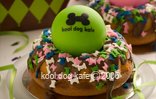 Celebration Cake From Kool Dog Kafe - A Colorfully Decorated Birthday Cake For Your Dog Wrapped in a Beautiful Designer Box.