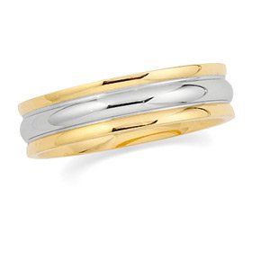 Platinum & 18K Yellow Gold Design Band