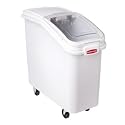 BIN INGREDNT HNGD LID WH, EA, 11-0683 RUBBERMAID COMMERCIAL INGREDIENT BINS