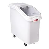 BIN INGREDNT HNGD LID WH, EA, 11-0683 RUBBERMAID COMMERCIAL INGREDIENT BINS