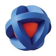 Multi Pet Boingo Ball 5in Large Rubber Dog or Bird Toy by Multi Pet International