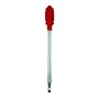 Cuisipro Silicone Locking Tongs 9.5 Inch, Red