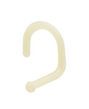 Noceum Flexi Flesh Bioflex Nose Ring Bioflex Nose Screw Retainer 1.5 Mm Disc 18 Gauge By Eg Gifts