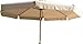 DC America FAAU90666-SD Fantasy Umbrella with Crank, Sand, Heavy Duty Steel Construction, Powder Coated Rust Resistant Finish