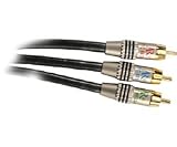Acoustic Research PR193 Component Video 3 pc Red/Blue/Green w/males ends (25 feet)