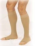 Truform 20-30 Below-Knee Open-Toe Beige XXX-Large (pr)