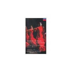 Manuel de Falla: Nights in the Gardens of Spain/ El Retablo de Maese Pedro/ When the Fire Burns [VHS]
