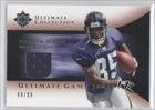 2005 Ultimate Collection Game Jersey #GJDE - Derrick Mason/99