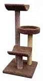 3 Tier Cat Climber Green & Beige