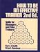 How to Be an Effective Trainer: Skills for Managers and New Trainers (Wiley Professional Development Programs)