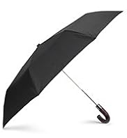 Automatic Open Wooden Crook Handle Umbrella