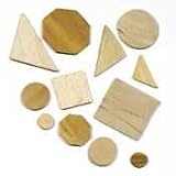 Geometric Wood Shapes I, 1,000 Assorted Shapes per Pack - 365901 / CKC365901