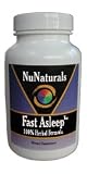 NuNaturals Fast Asleep Night Time Herbal, 30 Capsules (Pack of 3)